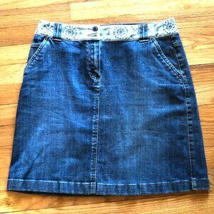 Talbots denim skirt
